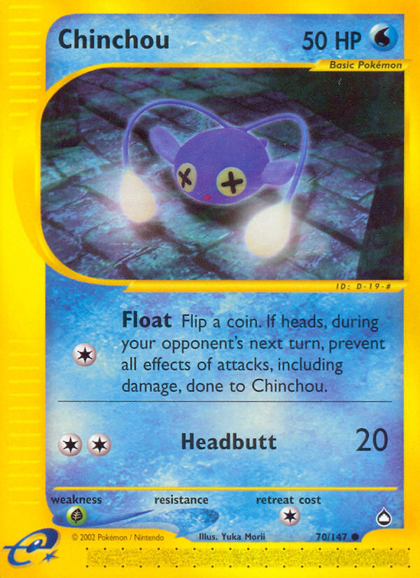 Chinchou (70/147) [Aquapolis] | Fandemonia Ltd