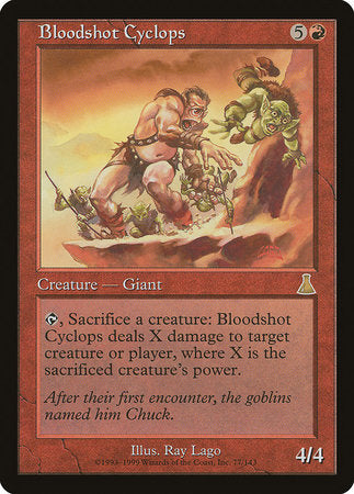 Bloodshot Cyclops [Urza's Destiny] | Fandemonia Ltd