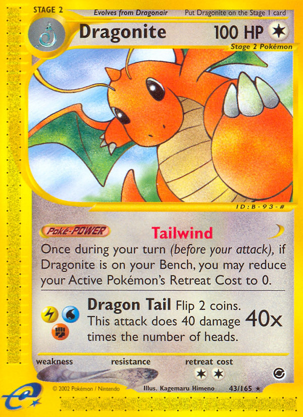 Dragonite (43/165) [Expedition: Base Set] | Fandemonia Ltd