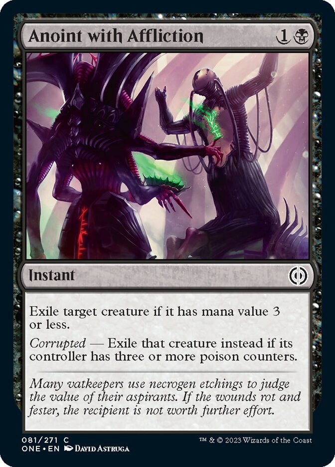 Anoint with Affliction [Phyrexia: All Will Be One] | Fandemonia Ltd