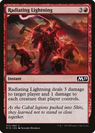 Radiating Lightning [Core Set 2019] | Fandemonia Ltd