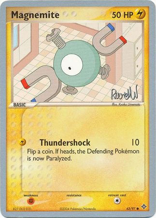 Magnemite (63/97) (Rocky Beach - Reed Weichler) [World Championships 2004] | Fandemonia Ltd