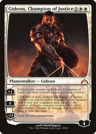 Gideon, Champion of Justice [Gatecrash] | Fandemonia Ltd