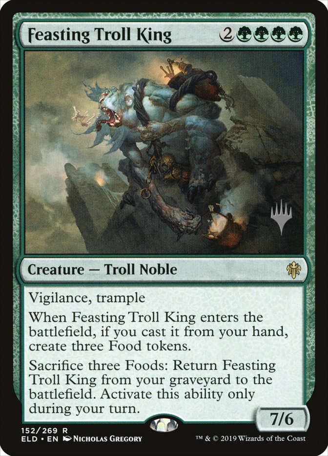 Feasting Troll King (Promo Pack) [Throne of Eldraine Promos] | Fandemonia Ltd