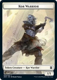 Kor Warrior // Plant Double-sided Token [Zendikar Rising Tokens] | Fandemonia Ltd