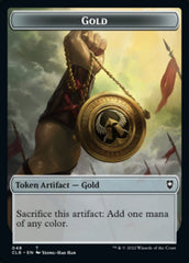 Gold // Dragon Double-sided Token [Commander Legends: Battle for Baldur's Gate Tokens] | Fandemonia Ltd