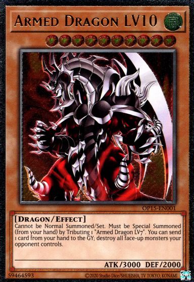 Armed Dragon LV10 [OP15-EN001] Ultimate Rare | Fandemonia Ltd