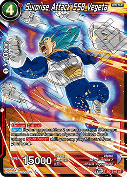 Surprise Attack SSB Vegeta (Starter Deck - Pride of the Saiyans) (SD15-05) [Cross Spirits] | Fandemonia Ltd