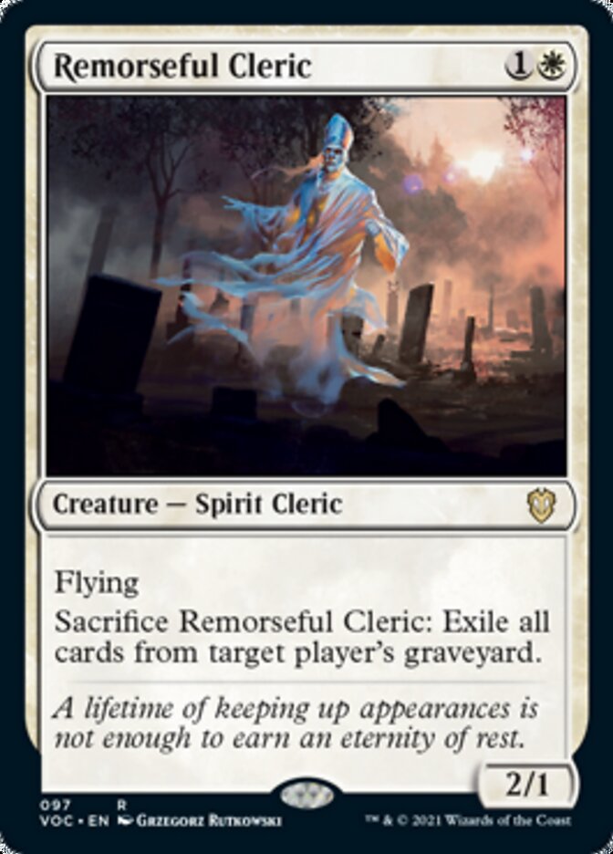 Remorseful Cleric [Innistrad: Crimson Vow Commander] | Fandemonia Ltd