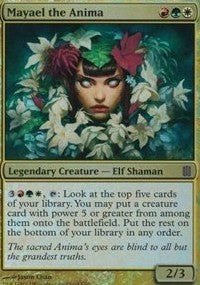 Mayael the Anima (Commander's Arsenal) [Oversize Cards] | Fandemonia Ltd