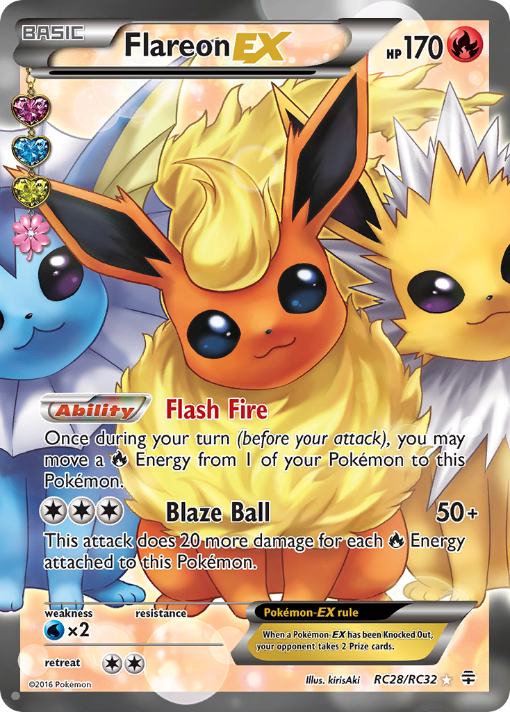 Flareon EX (RC28/RC32) [XY: Generations] | Fandemonia Ltd