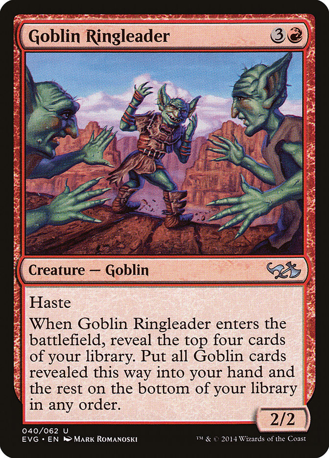 Goblin Ringleader (Elves vs. Goblins) [Duel Decks Anthology] | Fandemonia Ltd