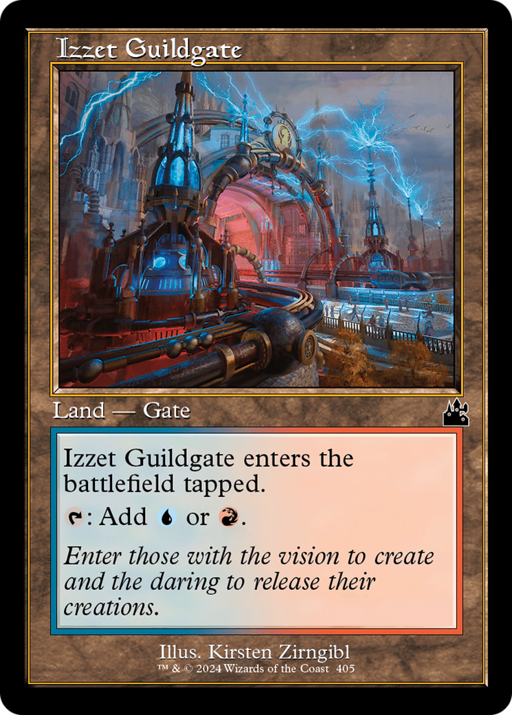 Izzet Guildgate (Retro Frame) [Ravnica Remastered] | Fandemonia Ltd