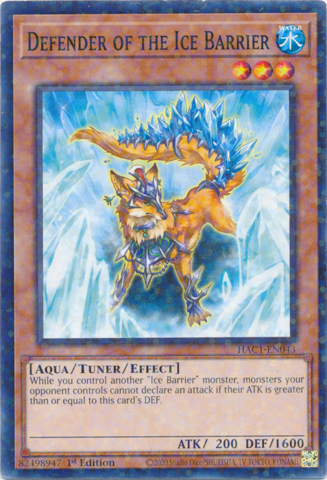 Defender of the Ice Barrier (Duel Terminal) [HAC1-EN043] Common | Fandemonia Ltd