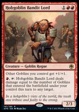 Hobgoblin Bandit Lord (Promo Pack) [Dungeons & Dragons: Adventures in the Forgotten Realms Promos] | Fandemonia Ltd