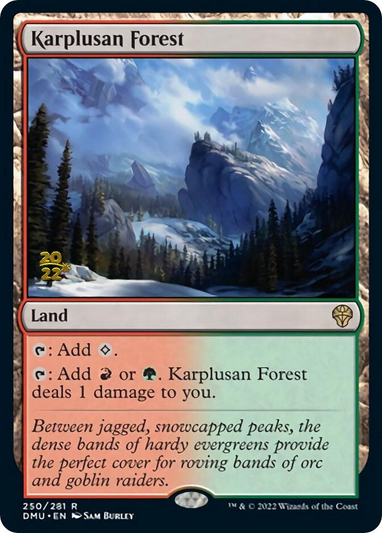 Karplusan Forest [Dominaria United Prerelease Promos] | Fandemonia Ltd