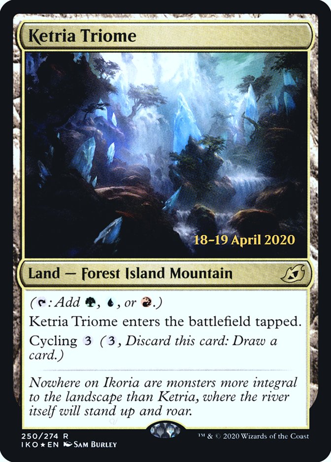 Ketria Triome  [Ikoria: Lair of Behemoths Prerelease Promos] | Fandemonia Ltd