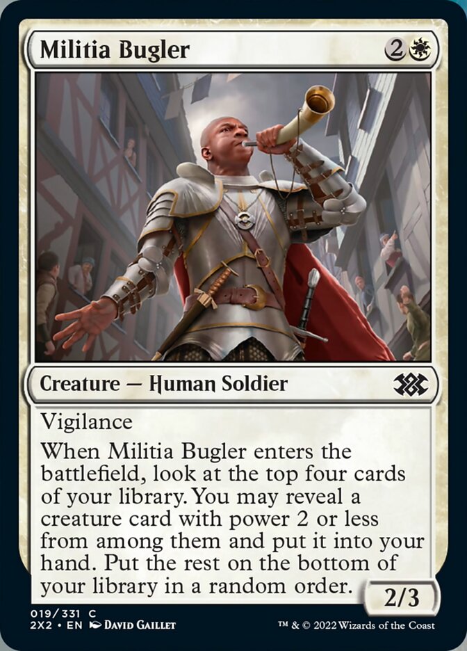 Militia Bugler [Double Masters 2022] | Fandemonia Ltd