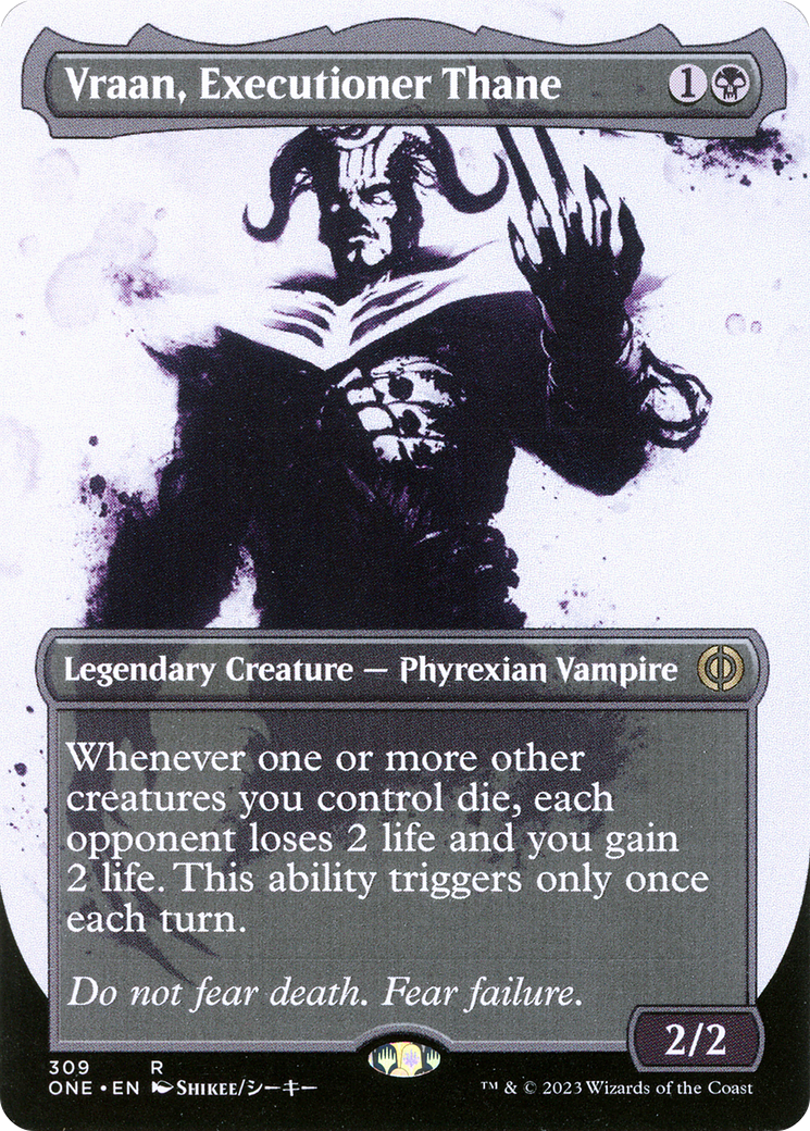 Vraan, Executioner Thane (Borderless Ichor) [Phyrexia: All Will Be One] | Fandemonia Ltd