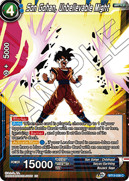 Son Gohan, Unbelievable Might (Common) [BT13-038] | Fandemonia Ltd