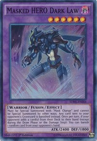 Masked HERO Dark Law [SDHS-EN044] Super Rare | Fandemonia Ltd