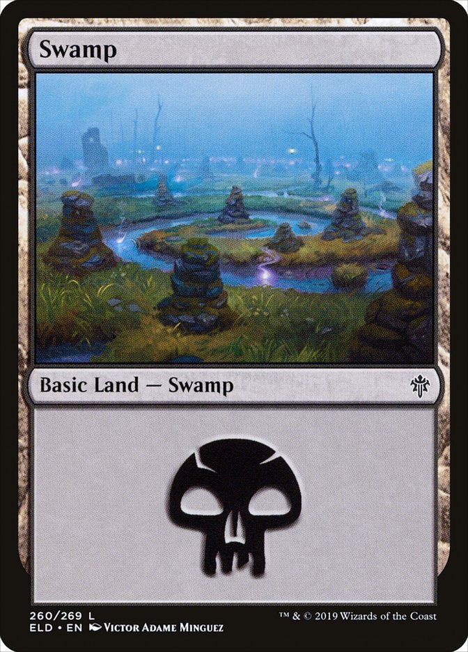 Swamp (260) [Throne of Eldraine] | Fandemonia Ltd