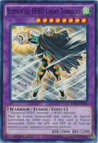 Elemental HERO Great Tornado [SDHS-EN045] Common | Fandemonia Ltd