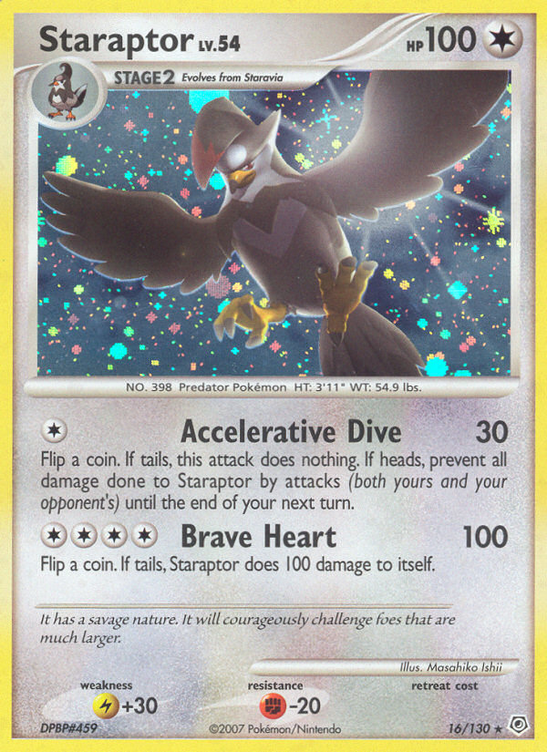 Staraptor (16/130) [Diamond & Pearl: Base Set] | Fandemonia Ltd