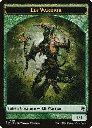 Elf Warrior Token (011) [Masters 25 Tokens] | Fandemonia Ltd