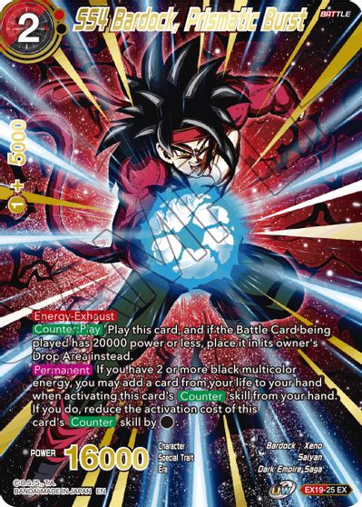 SS4 Bardock, Prismatic Burst [EX19-25] | Fandemonia Ltd