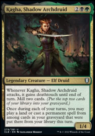 Kagha, Shadow Archdruid [Commander Legends: Battle for Baldur's Gate] | Fandemonia Ltd