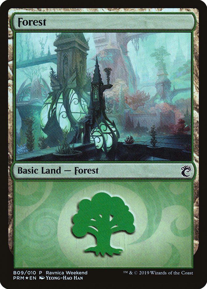 Forest (B09) [Ravnica Allegiance Guild Kit] | Fandemonia Ltd