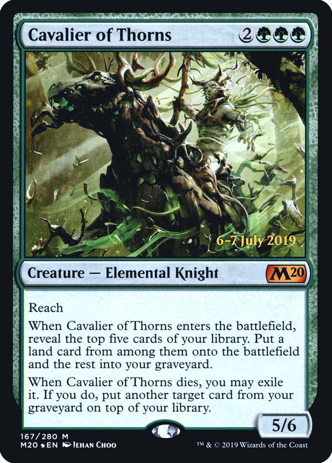 Cavalier of Thorns  [Core Set 2020 Prerelease Promos] | Fandemonia Ltd