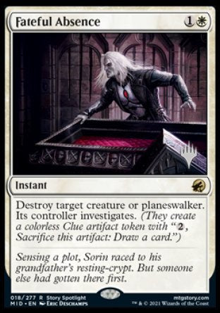 Fateful Absence (Promo Pack) [Innistrad: Midnight Hunt Promos] | Fandemonia Ltd