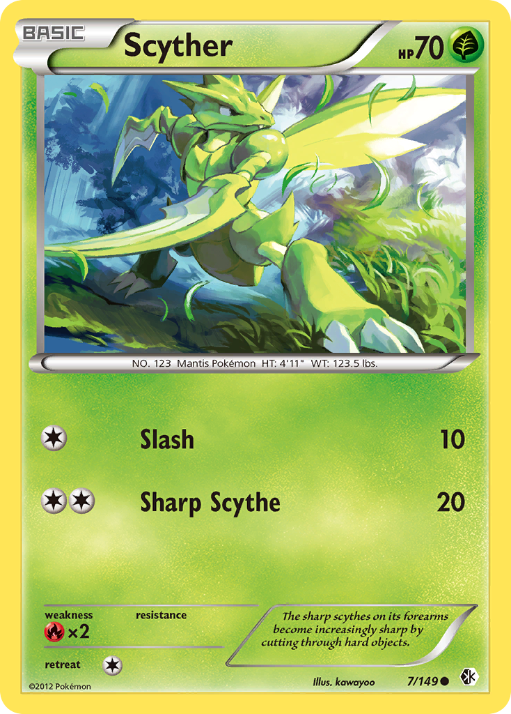 Scyther (7/149) [Black & White: Boundaries Crossed] | Fandemonia Ltd