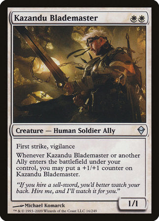 Kazandu Blademaster [Zendikar] | Fandemonia Ltd