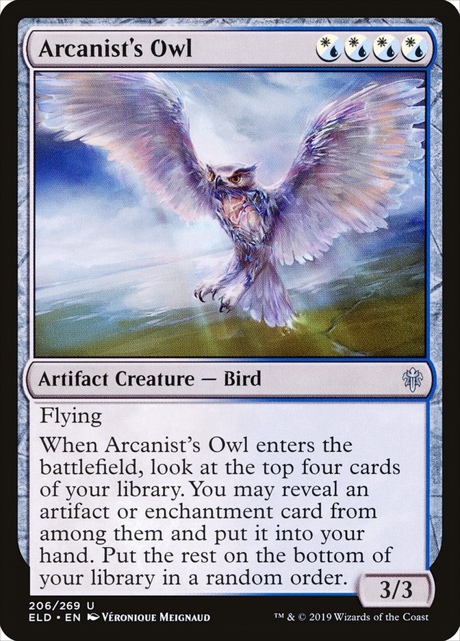 Arcanist's Owl [Throne of Eldraine] | Fandemonia Ltd