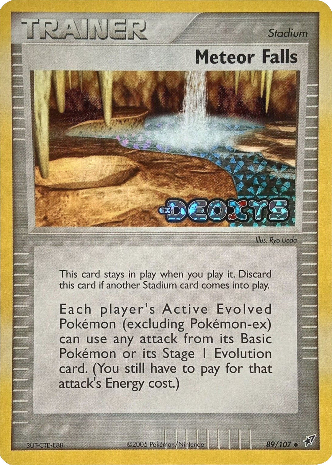 Meteor Falls (89/107) (Stamped) [EX: Deoxys] | Fandemonia Ltd