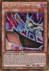 Ghost Charon, the Underworld Boatman [PGL2-EN005] Gold Secret Rare | Fandemonia Ltd