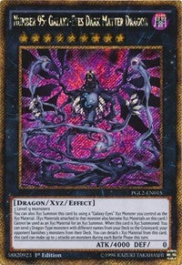 Number 95: Galaxy-Eyes Dark Matter Dragon [PGL2-EN015] Gold Secret Rare | Fandemonia Ltd