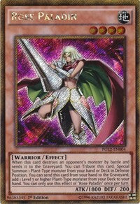 Rose Paladin [PGL2-EN004] Gold Secret Rare | Fandemonia Ltd