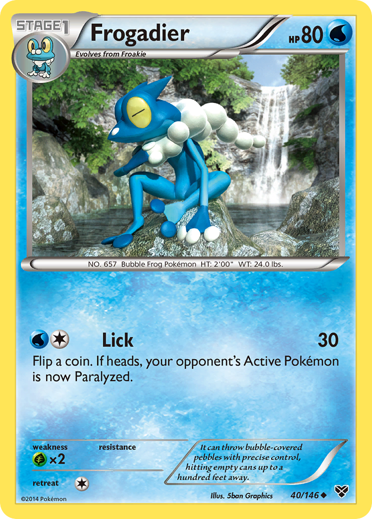 Frogadier (40/146) [XY: Base Set] | Fandemonia Ltd