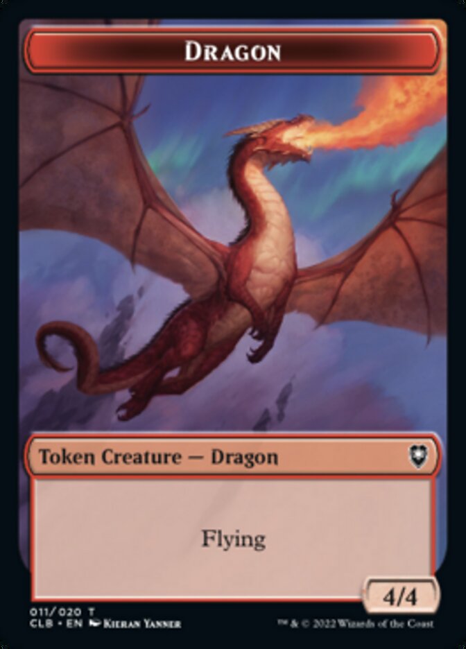 Dragon Token [Commander Legends: Battle for Baldur's Gate Tokens] | Fandemonia Ltd