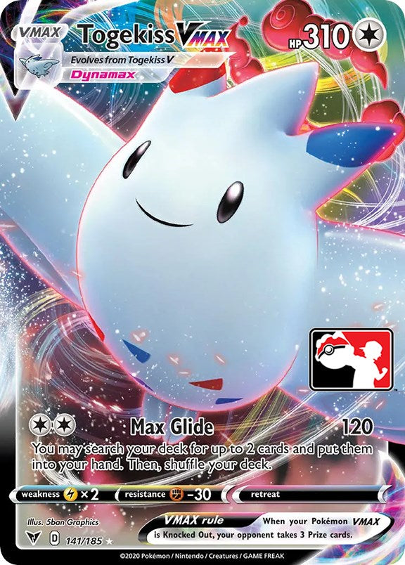 Togekiss VMAX (141/185) [Prize Pack Series One] | Fandemonia Ltd