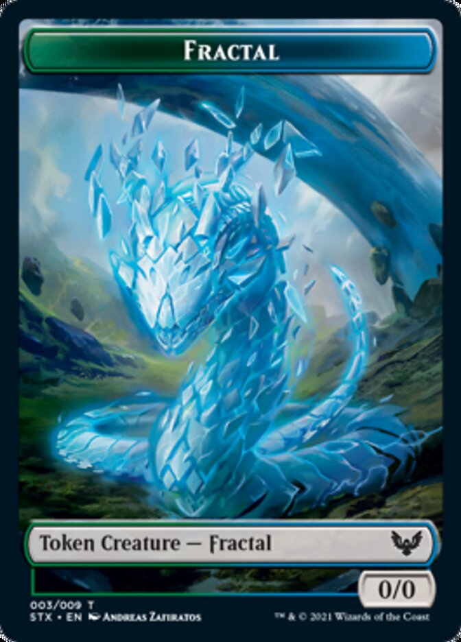 Copy // Fractal Token [Commander 2021 Tokens] | Fandemonia Ltd