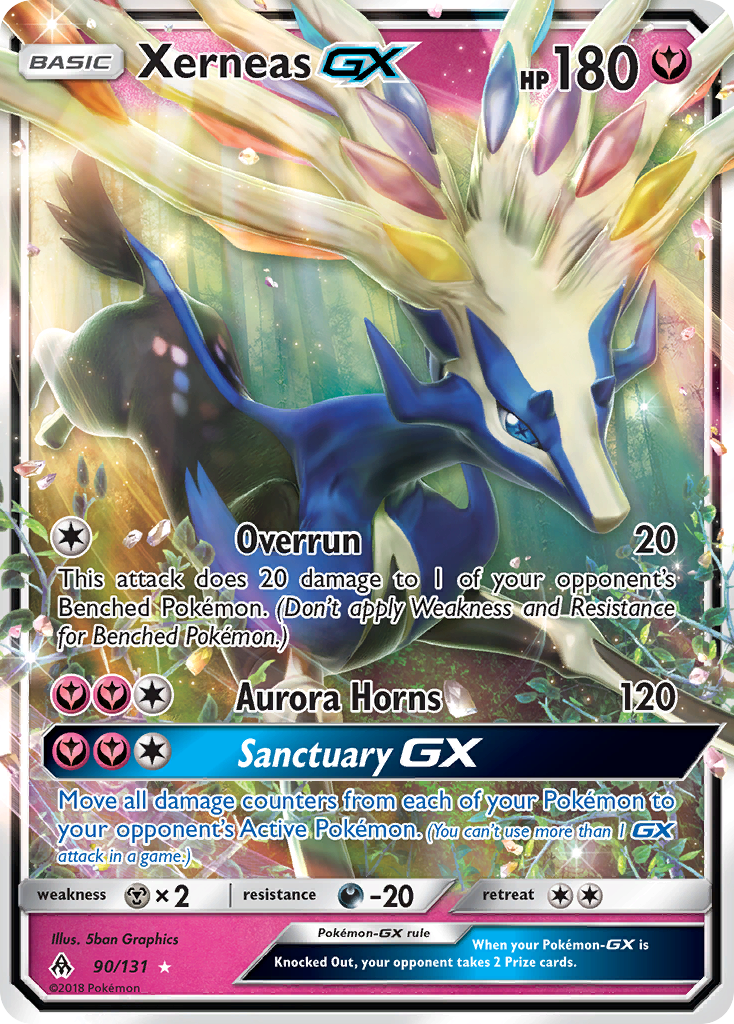 Xerneas GX (90/131) [Sun & Moon: Forbidden Light] | Fandemonia Ltd