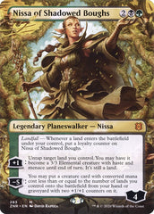 Nissa of Shadowed Boughs (Borderless) [Zendikar Rising] | Fandemonia Ltd