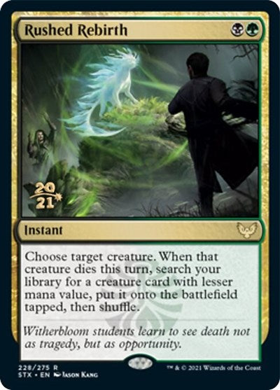 Rushed Rebirth [Strixhaven: School of Mages Prerelease Promos] | Fandemonia Ltd