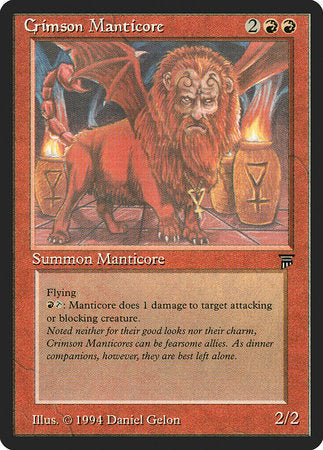 Crimson Manticore [Legends] | Fandemonia Ltd