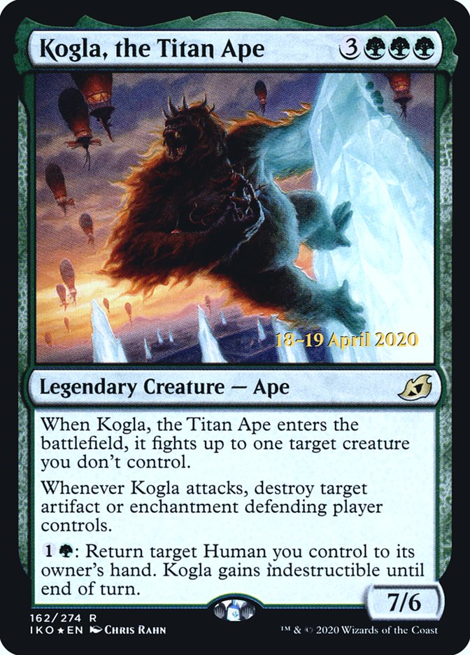 Kogla, the Titan Ape  [Ikoria: Lair of Behemoths Prerelease Promos] | Fandemonia Ltd